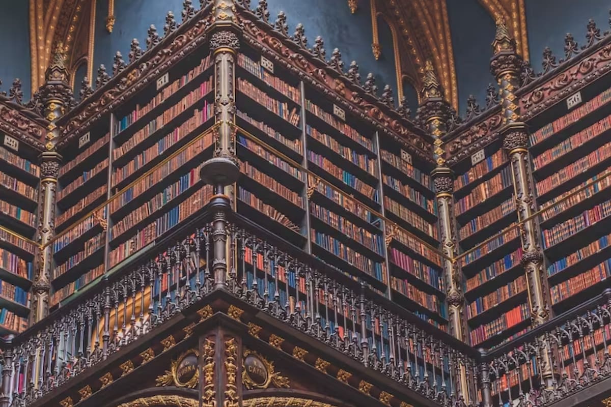 Una de las bibliotecas más hermosas del mundo es el Real Gabinete Portugués de Lectura