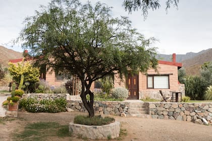 Una de las cabañas de Miraluna.