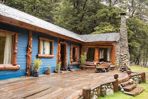 Una de las cabañas de Río Minero