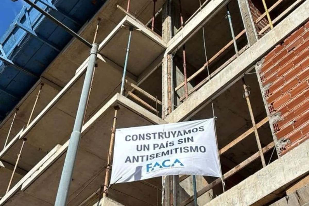 Una de las campañas de FACA en obras en construcción de la Ciudad de Buenos Aires