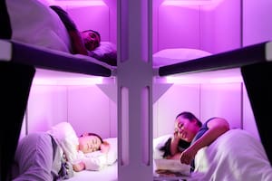 Una de las cápsulas que ofrecerá Air New Zealand