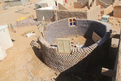 Una de las casas realizadas por Tateh Lehbib