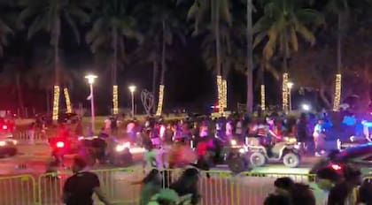 Una de las corridas que se registraron en South Beach