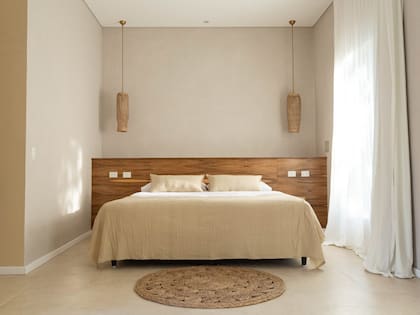 Una de las cuatro confortables habitaciones del nuevo hotel.