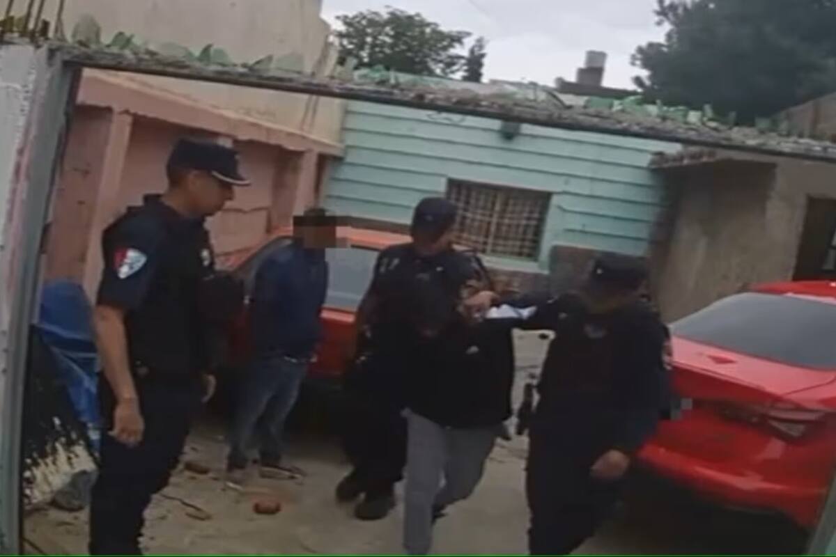 Una de las detenciones del "Pistolero" en Córdoba