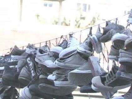 Una de las emblemáticas imágenes en recuerdo a las 194 víctimas mortales
