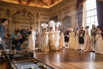 Una de las escenas de Bridgerton grabadas en Wilton House