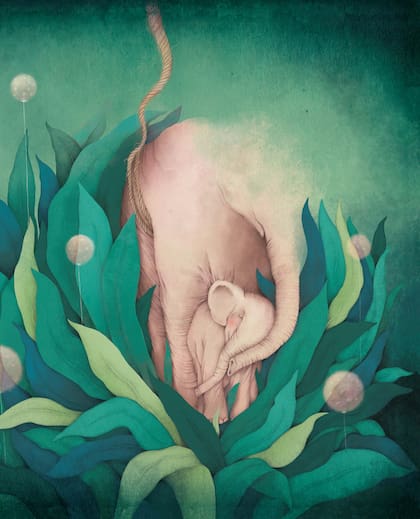 Una de las escenas de "Mara" ilustradas por Raquel Cané