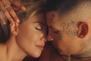 Una de las escenas del videclip de Wanda y L-Gante (Foto: Captura de video)