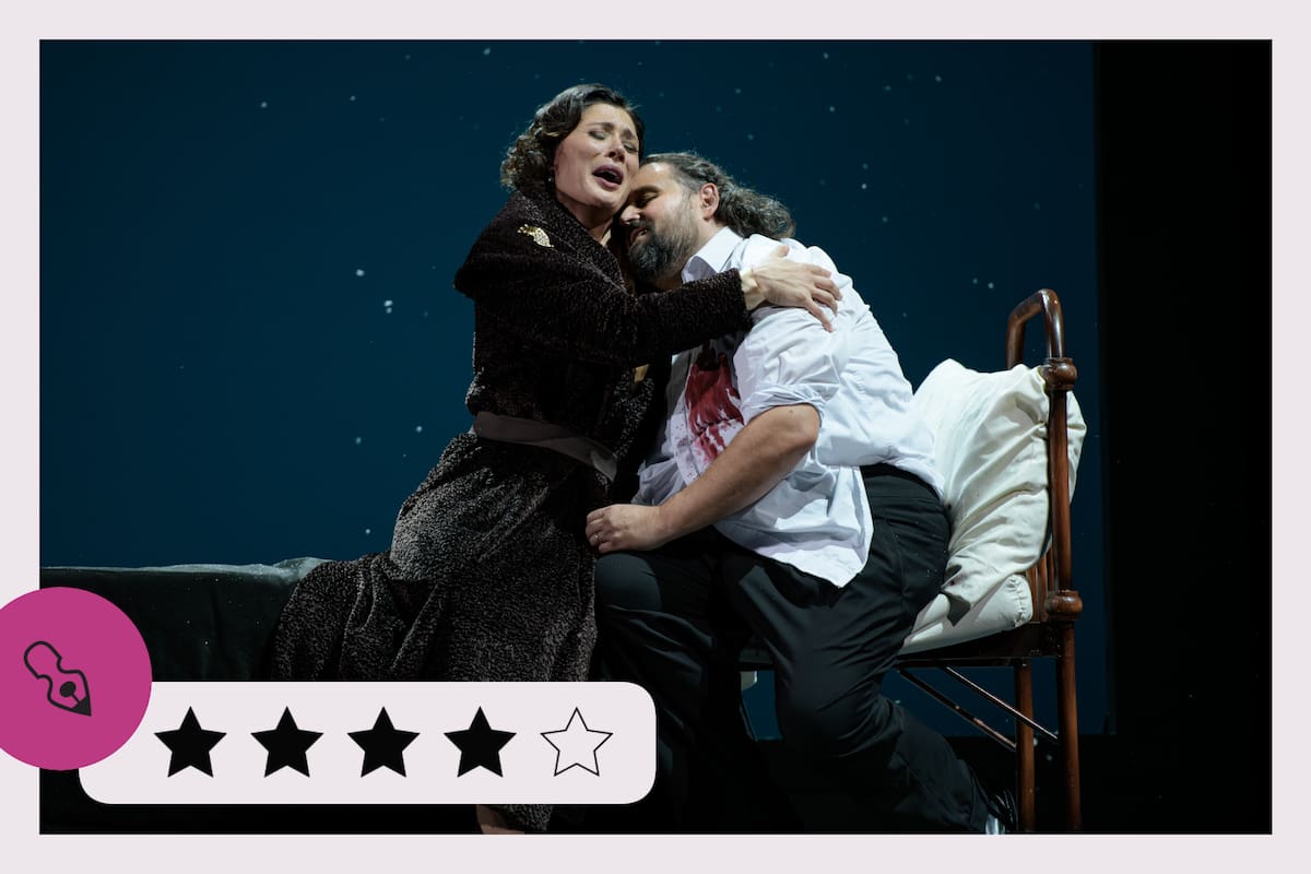 Una de las escenas dramáticas de la obra lírica basada en la Goethe