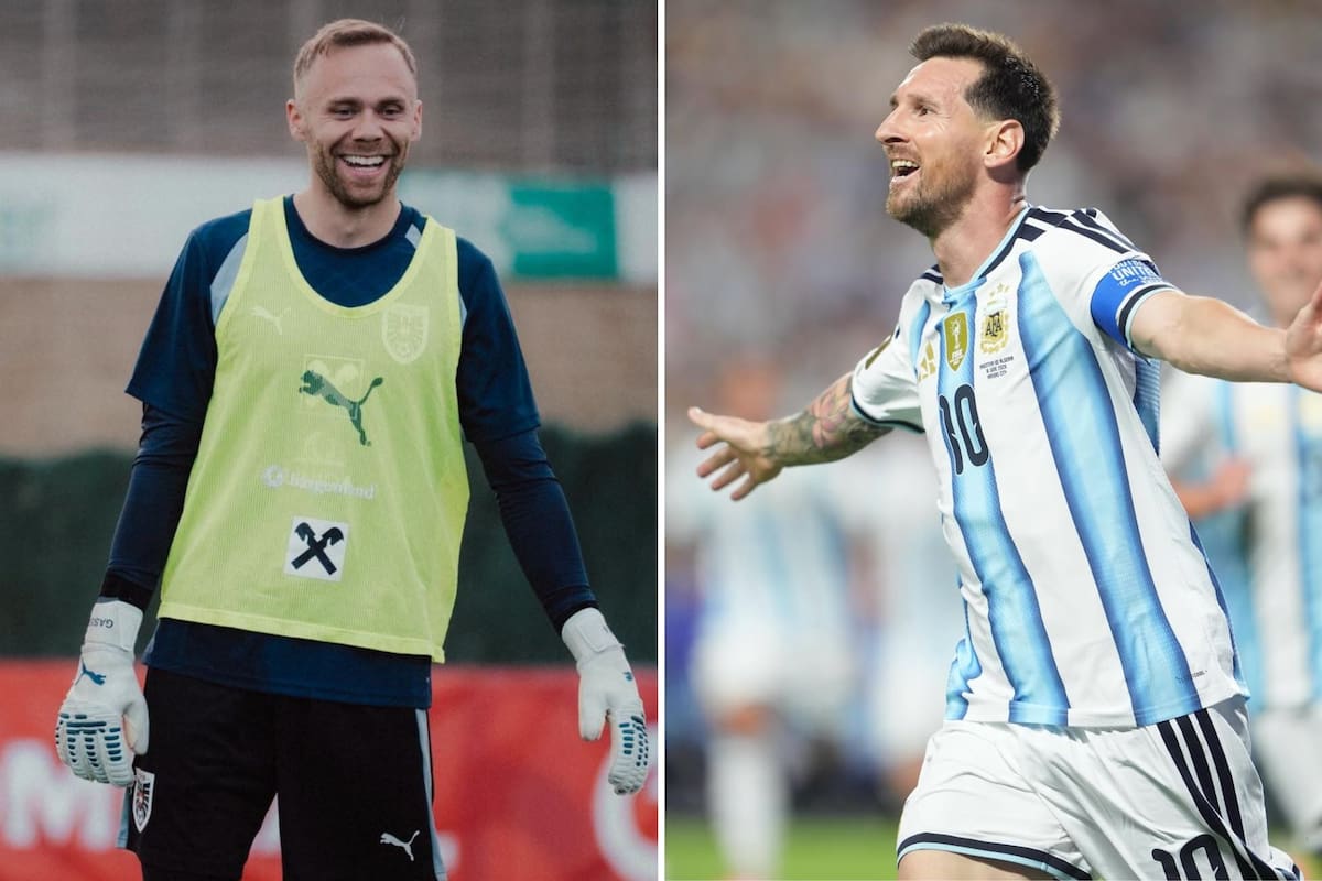 Una de las figuras de Austria calentó la previa ante Argentina: “Soy más de Cristiano Ronaldo”