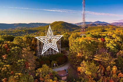Una de las figuras icónicas de este sitio es la Estrella de Roanoke