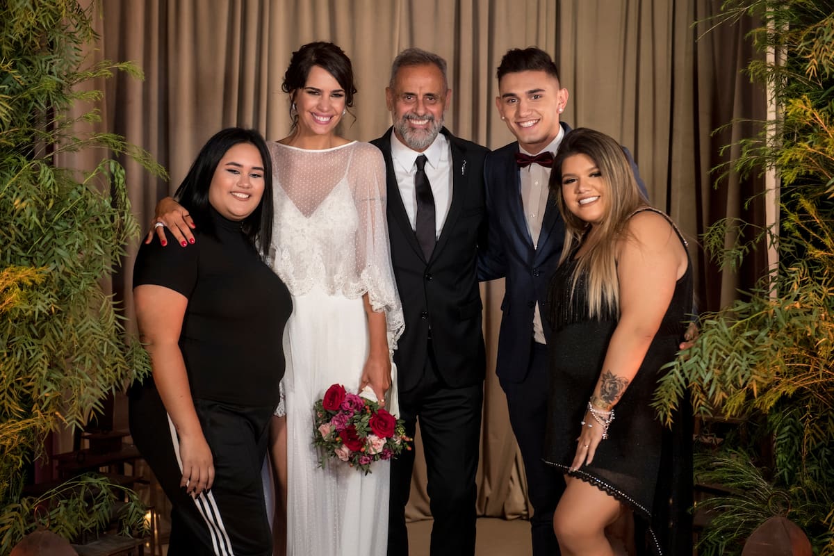 Una de las fotos familiares del casamiento.