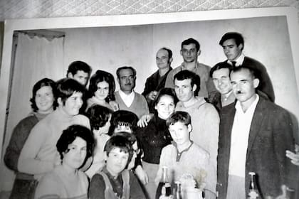 Una de las fotos familiares que le llevaron a Gabriel para ayudar a su memoria