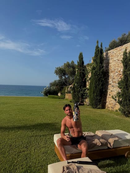 Una de las fotos que compartió Tagliafico tenía un guiño para el capitán Messi