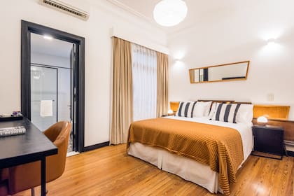 Una de las habitaciones de Fauna Hotel.