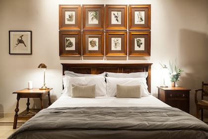 Una de las habitaciones de la hostería.