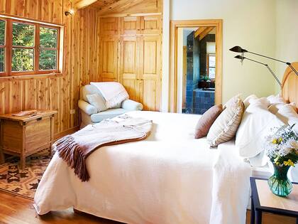 Una de las habitaciones de La Confluencia Lodge.