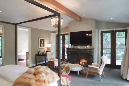 Una de las habitaciones de la mansión de Jennifer Lopez, que acaba de vender por 34 millones
