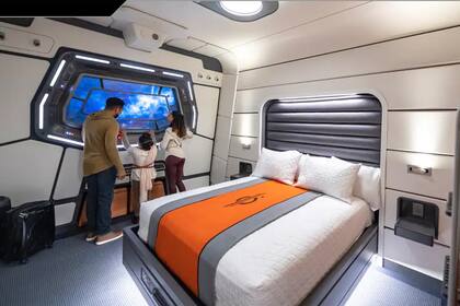 Una de las habitaciones del hotel