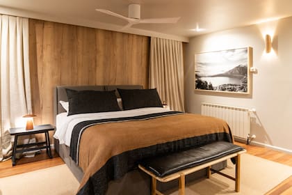 Una de las habitaciones del hotel, espaciosas y con gran confort