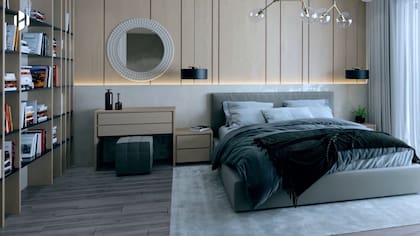 Una de las habitaciones que tendrá el hotel volador