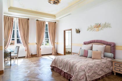 Una de las habitaciones que tiene el palacio