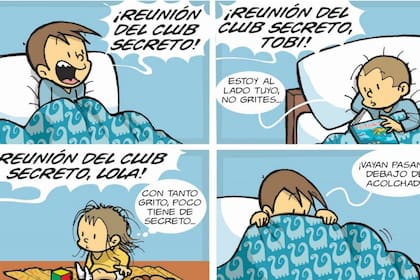Una de las historietas de Mayor y Menor, de Chanti, que fascina a los chicos