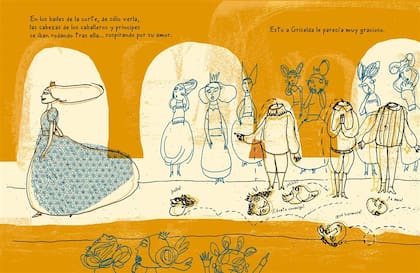 Una de las ilustraciones de Isol. Fue premiada porque sus imágenes vibran con energía