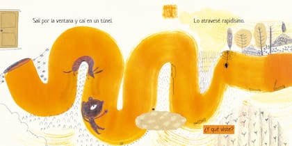Una de las ilustraciones de Mastrogiulio para "Raf y su puerta"