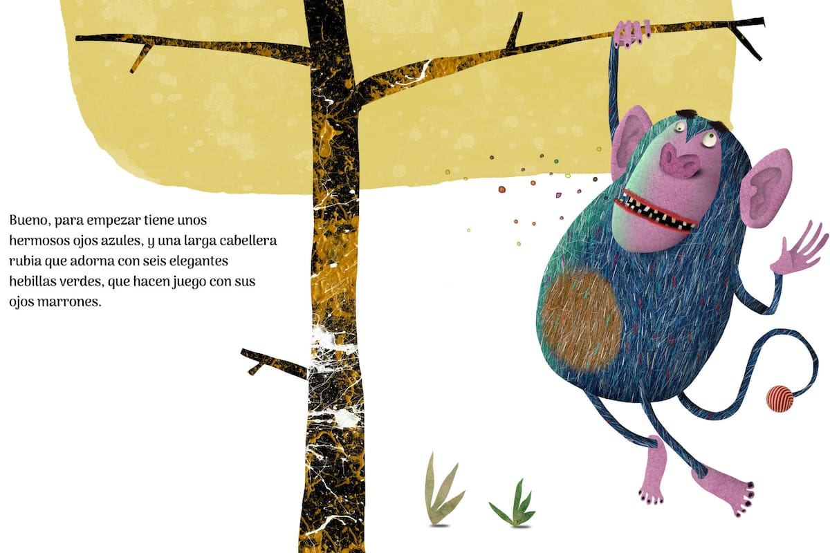 Una de las ilustraciones del nuevo libro de Bernasconi para los más chicos