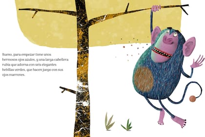 Una de las ilustraciones del nuevo libro de Bernasconi para los más chicos