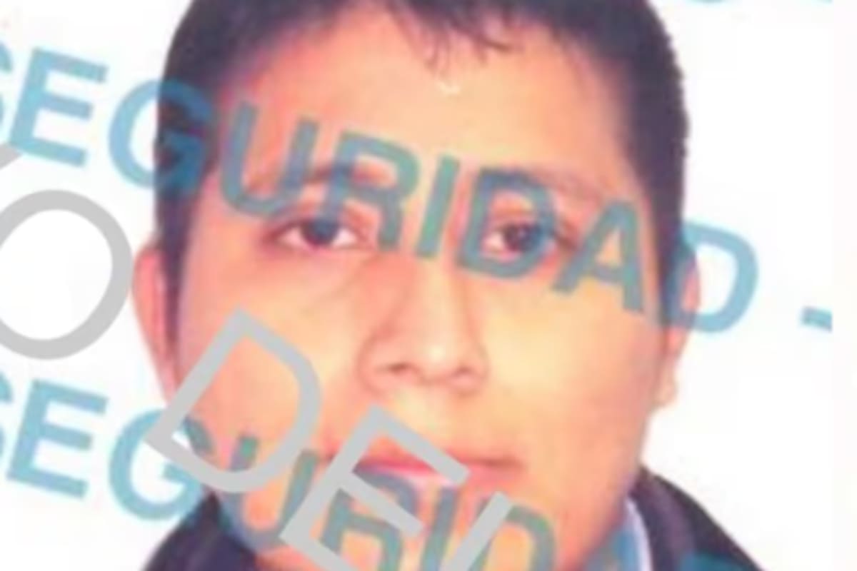 Una de las imágenes difundidas del "loco David" o "Tartamudo", como es conocido David Gustavo Morales Huamaní