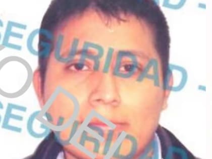 Una de las imágenes difundidas del "loco David" o "Tartamudo", como es conocido David Manzur