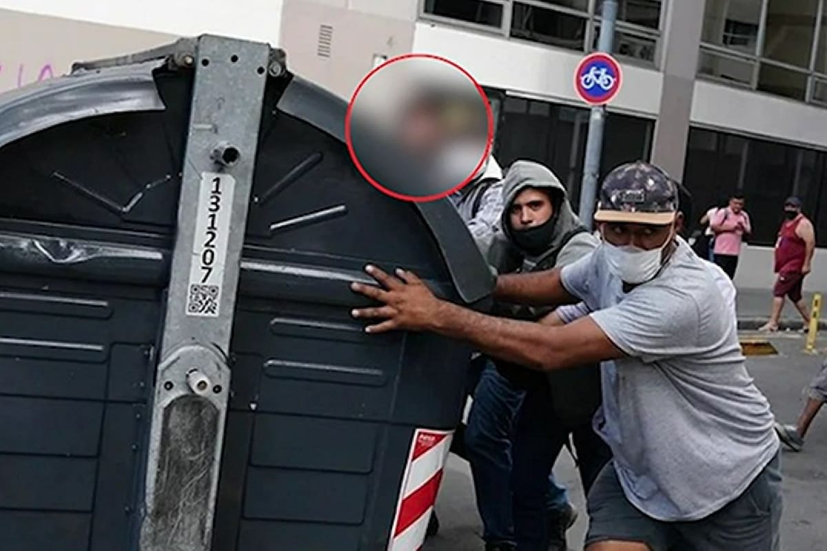 Una de las imágenes donde la Policía de la Ciudad reconoció al sospechoso detenido en San Isidro