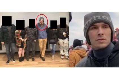 Una de las imágenes registradas en una cuenta de Instagram permitió identificar y arrestar a uno de los participantes del asalto al Capitolio
