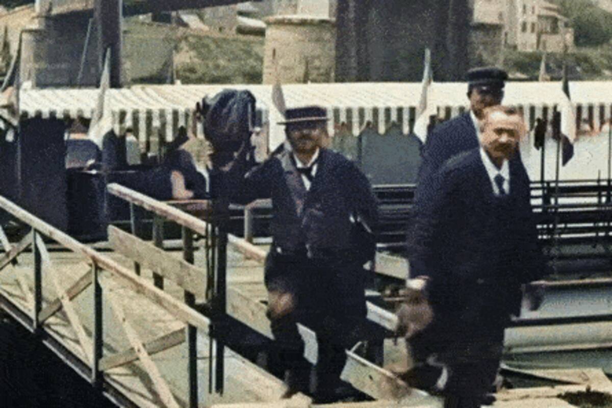 Una de las imágenes registradas por los hermanos Lumiére a principios del siglo XX