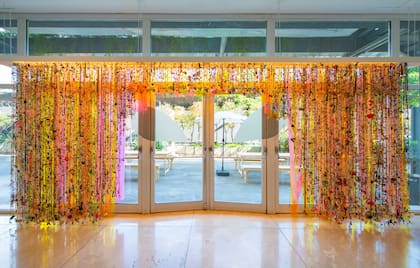 Una de las intervenciones de Aisenberg en el Museo Moderno
