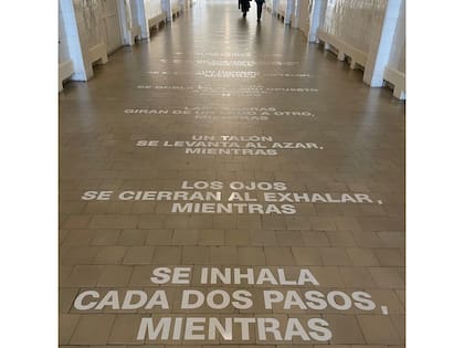 Una de las intervenciones de Forsythe en Muntref