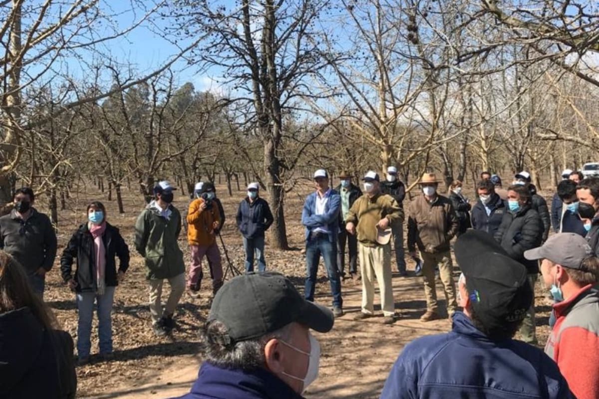 Una de las jornadas de capacitación en riego