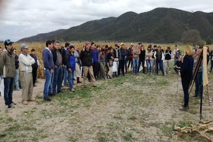 Una de las jornadas del organismo con productores