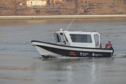 Una de las lanchas construidas en Tandanor