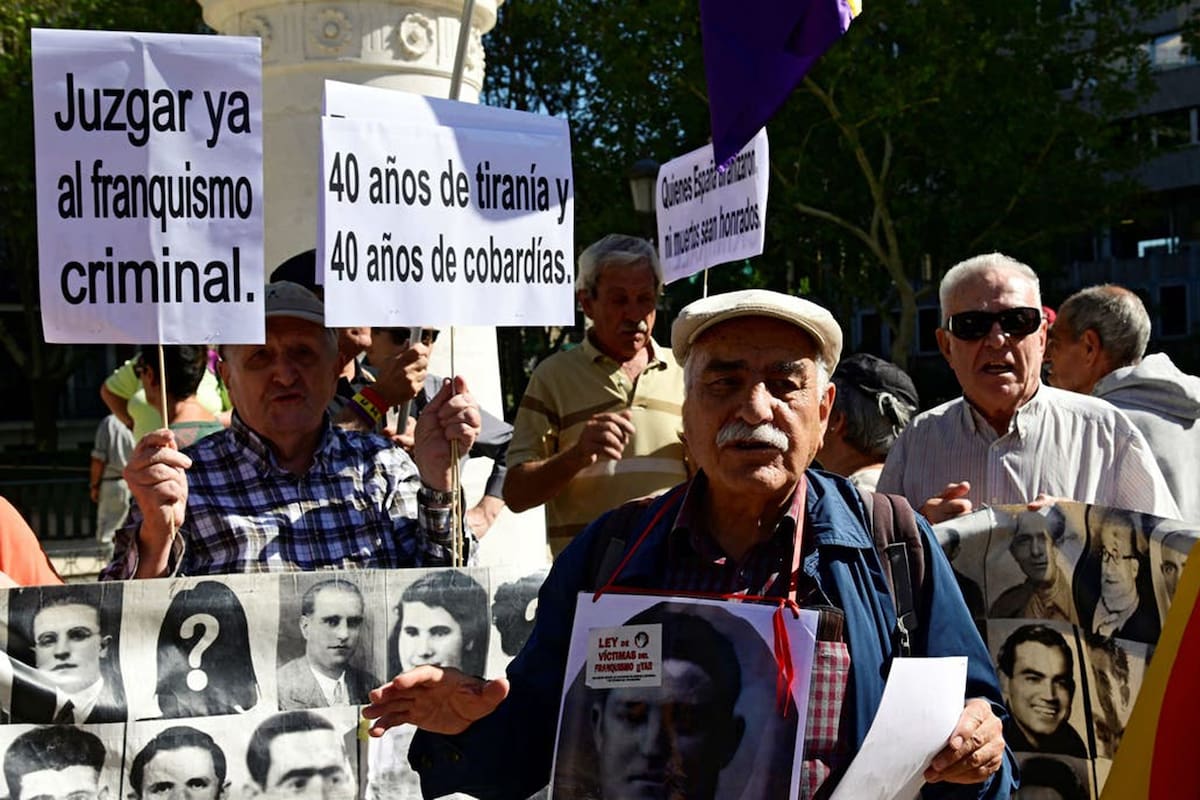 Una de las manifestaciones frente a la Corte en Madrid