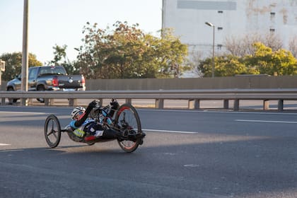 Una de las modalidades de la prueba ciclística