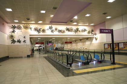 Una de las nuevas estaciones por dentro