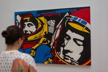 Una de las obras de "Pop Brasil", la muestra actual en el Malba