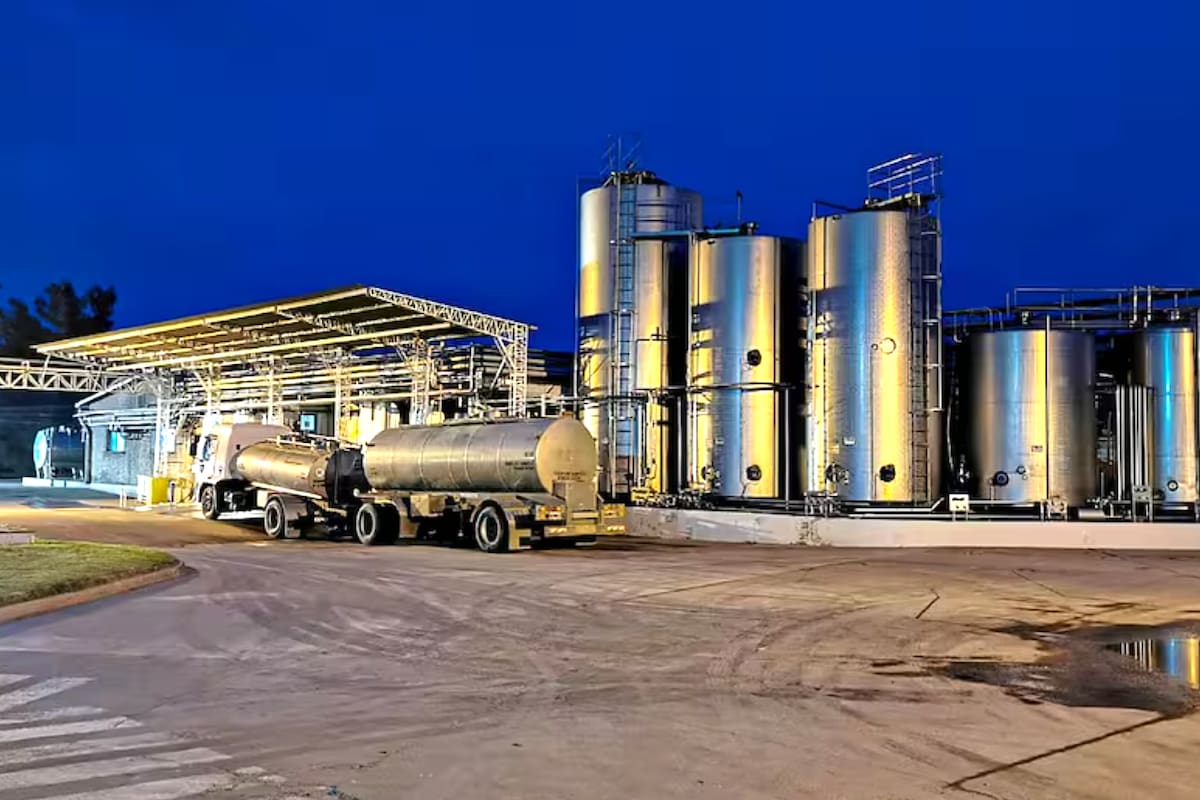 Una de las plantas de ARSA, en Arenaza, provincia de Buenos Aires