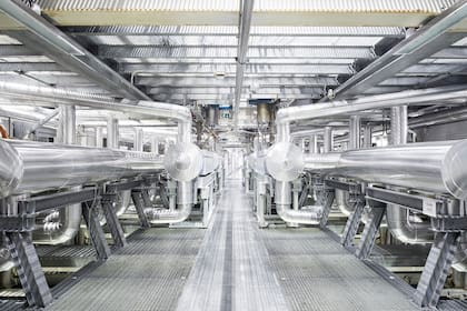 Una de las plantas productoras de Econyl en el mundo.