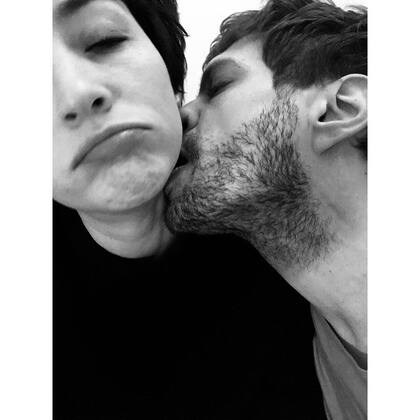 Una de las pocas imágenes que compartió la actriz con su nuevo novio en su cuenta de Instagram