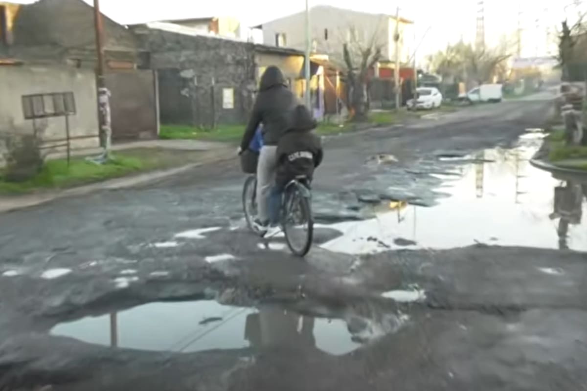 Una de las postales de la desidia del Conurbano